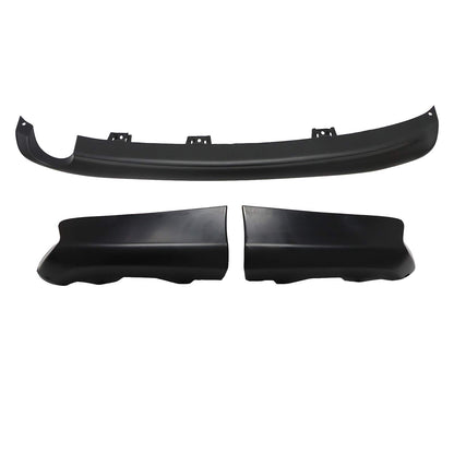 3PCS Rear Bumper Diffuser Lip & Lower Spoiler For 2011-2013 Toyota Corolla S/XRS
