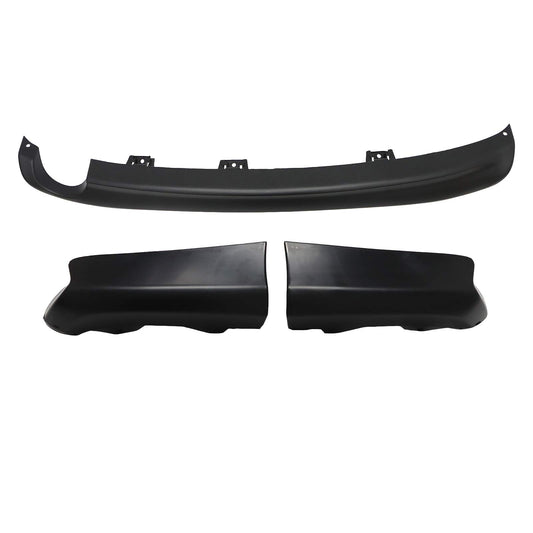 3PCS Rear Bumper Diffuser Lip & Lower Spoiler For 2011-2013 Toyota Corolla S/XRS