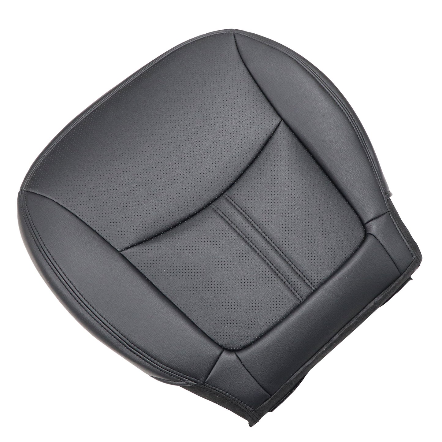 For 2011-2012 Kia Sorento Front Left Driver Bottom Perf Leather Seat Cover Black