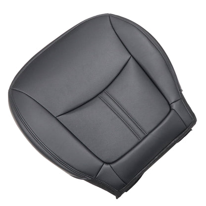 For 2011-2012 Kia Sorento Front Left Driver Bottom Perf Leather Seat Cover Black