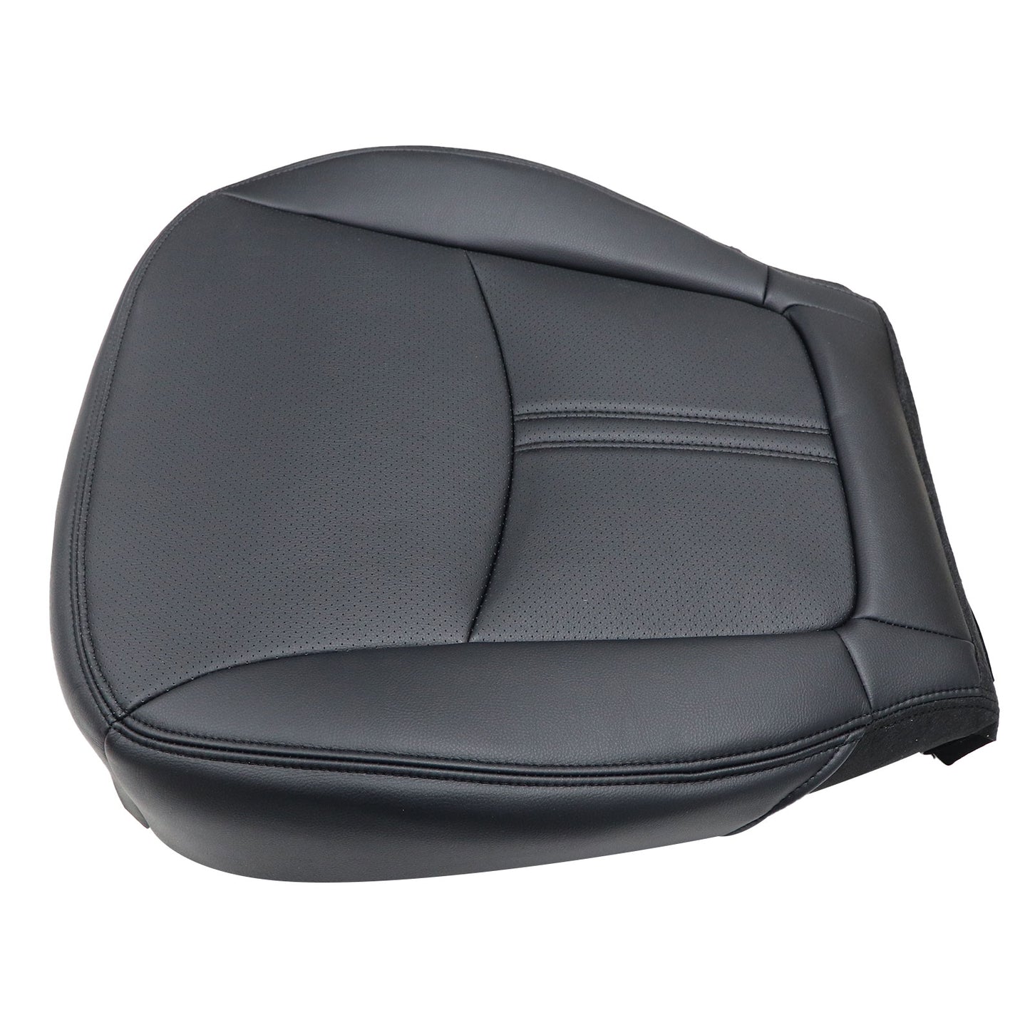 For 2011-2012 Kia Sorento Front Left Driver Bottom Perf Leather Seat Cover Black