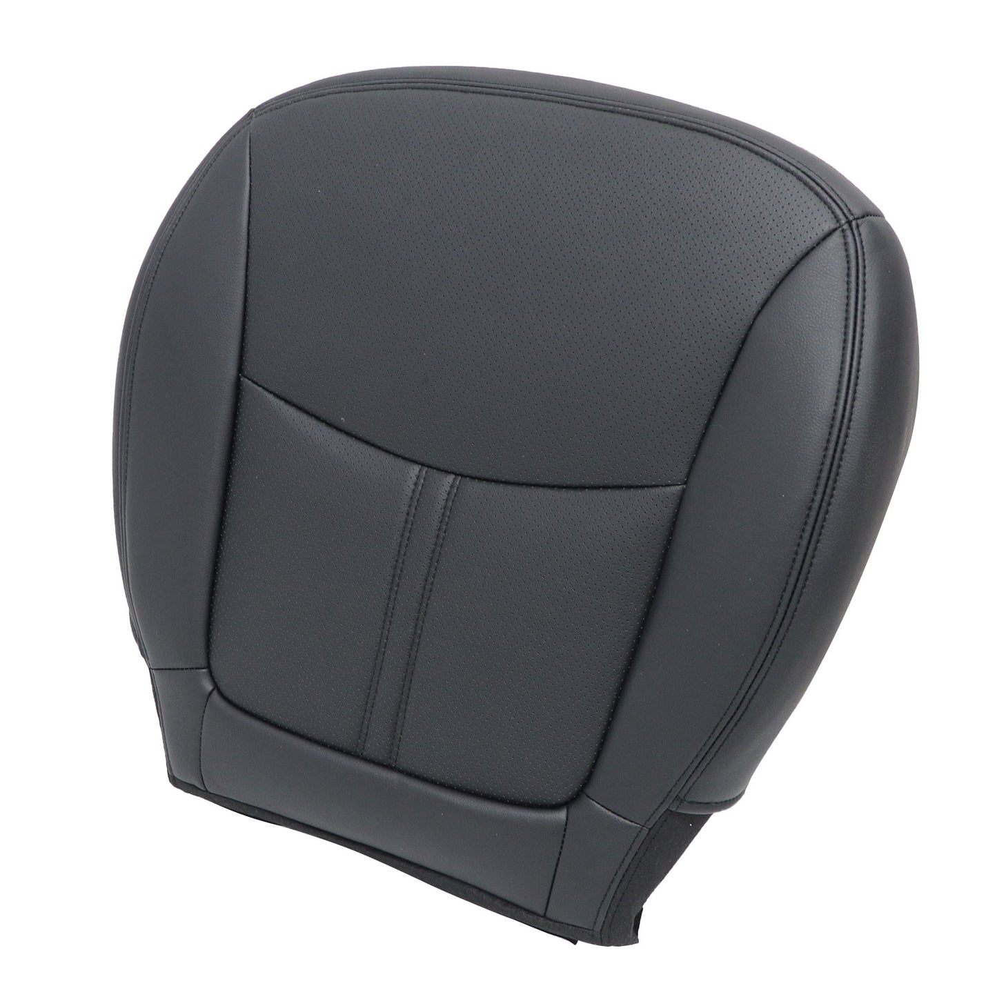 For 2011-2012 Kia Sorento Front Left Driver Bottom Perf Leather Seat Cover Black