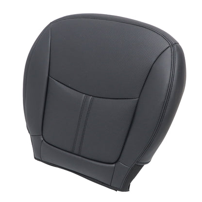 For 2011-2012 Kia Sorento Front Left Driver Bottom Perf Leather Seat Cover Black