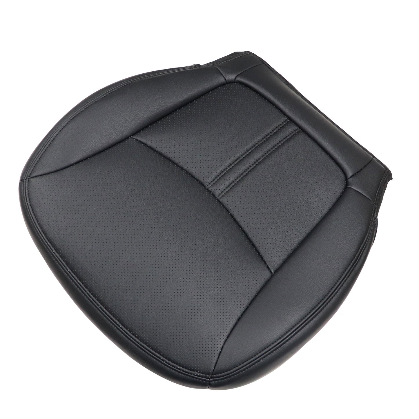 For 2011-2012 Kia Sorento Front Left Driver Bottom Perf Leather Seat Cover Black