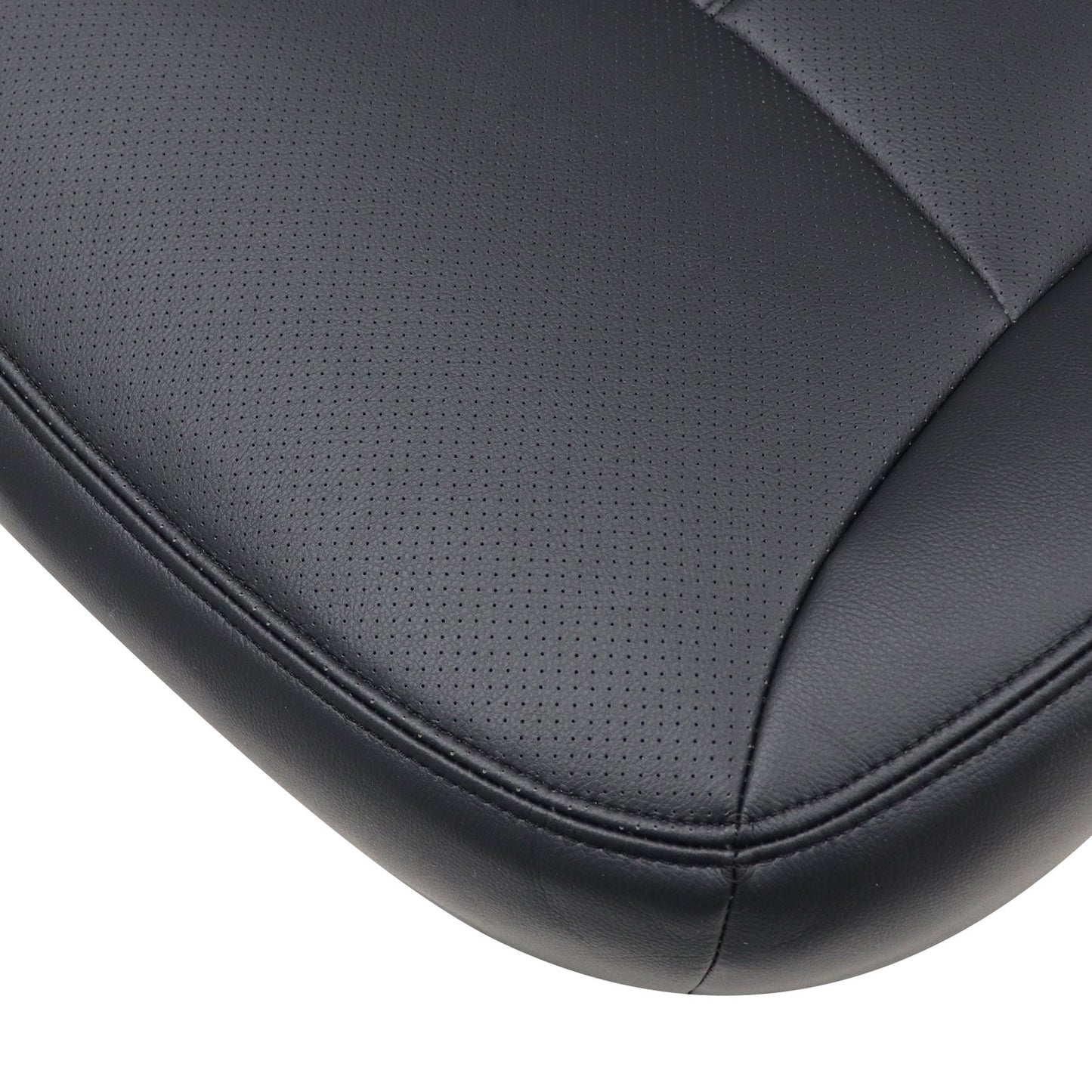 For 2011-2012 Kia Sorento Front Passenger Bottom Perf Leather Seat Cover Black