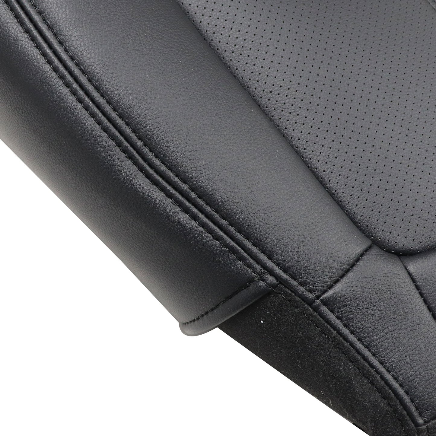 For 2011-2012 Kia Sorento Front Passenger Bottom Perf Leather Seat Cover Black