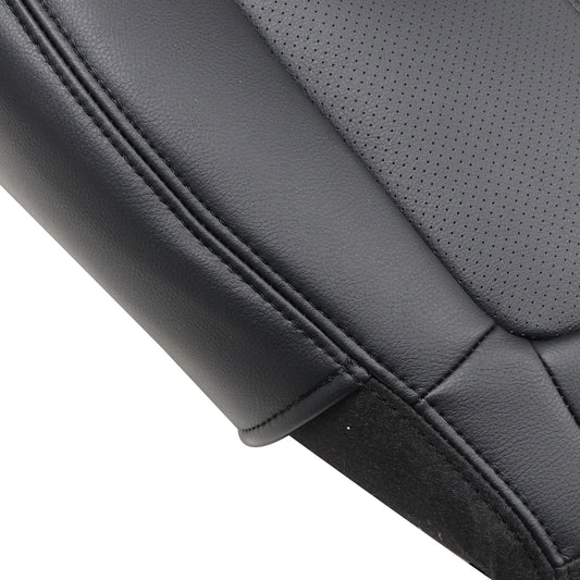 For 2011-2012 Kia Sorento Front Passenger Bottom Perf Leather Seat Cover Black