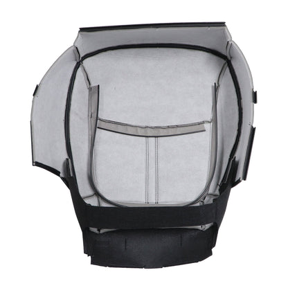 For 2011-2012 Kia Sorento Front Passenger Bottom Perf Leather Seat Cover Black
