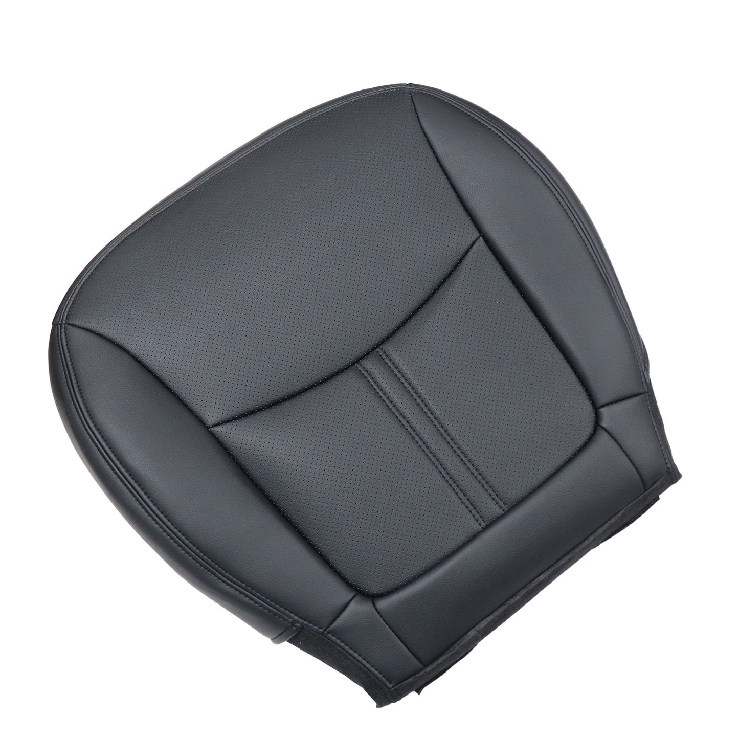For 2011-2012 Kia Sorento Front Passenger Bottom Perf Leather Seat Cover Black