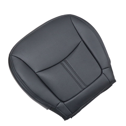 For 2011-2012 Kia Sorento Front Passenger Bottom Perf Leather Seat Cover Black