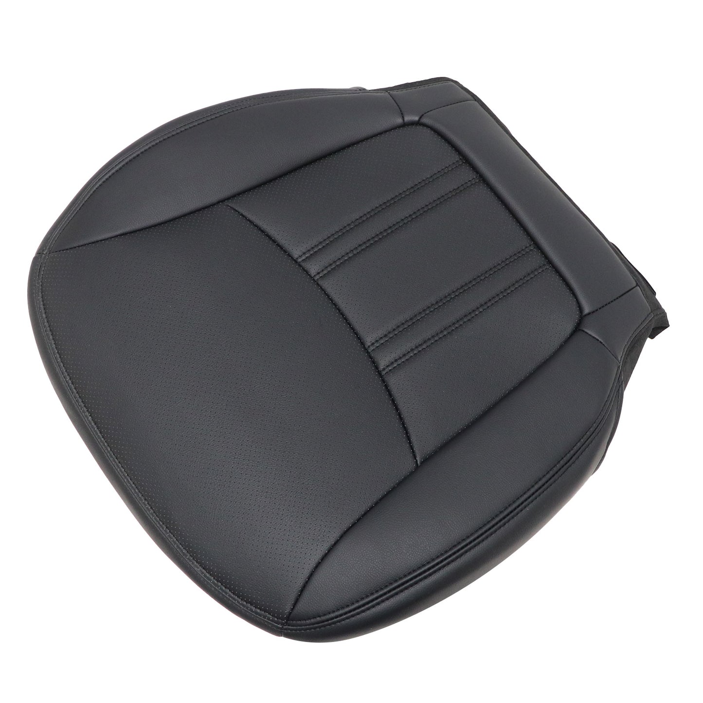 For 2014-2015 Kia Sorento Driver Bottom Replacement AC Leather Seat Cover Black