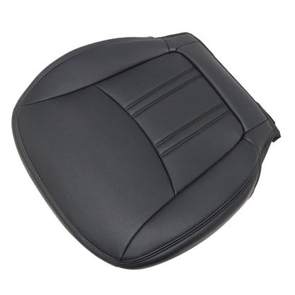 For 2014-2015 Kia Sorento Driver Bottom Replacement AC Leather Seat Cover Black