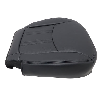 For 2014-2015 Kia Sorento Driver Bottom Replacement AC Leather Seat Cover Black