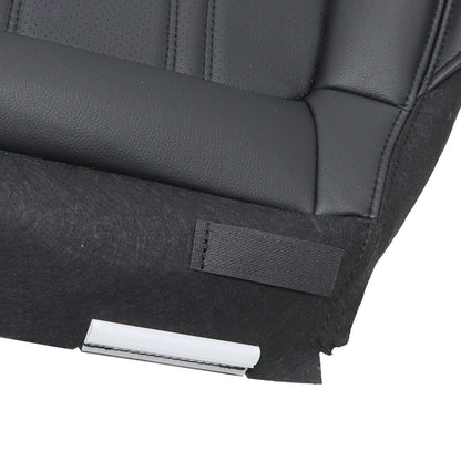 Fits 2014-2015 Kia Sorento Front Passenger Bottom AC Leather Seat Cover Black