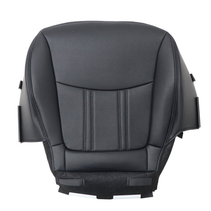 Fits 2014-2015 Kia Sorento Front Passenger Bottom AC Leather Seat Cover Black