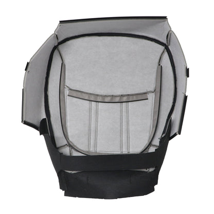 Fits 2014-2015 Kia Sorento Front Passenger Bottom AC Leather Seat Cover Black