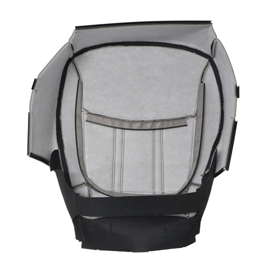 Fits 2014-2015 Kia Sorento Front Passenger Bottom AC Leather Seat Cover Black