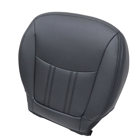 Fits 2014-2015 Kia Sorento Front Passenger Bottom AC Leather Seat Cover Black