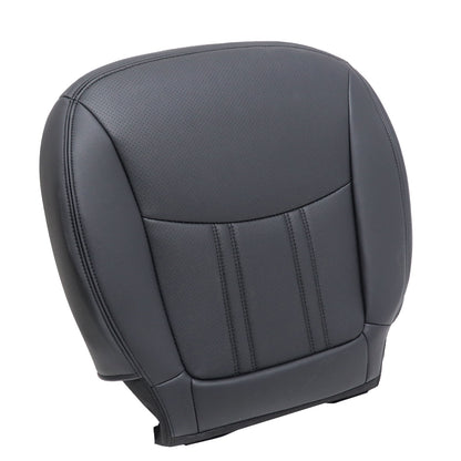Fits 2014-2015 Kia Sorento Front Passenger Bottom AC Leather Seat Cover Black