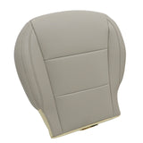 2012-2019 Fits Hyundai Santa Fe Driver Bottom Perforated Leather Seat Cover Gray