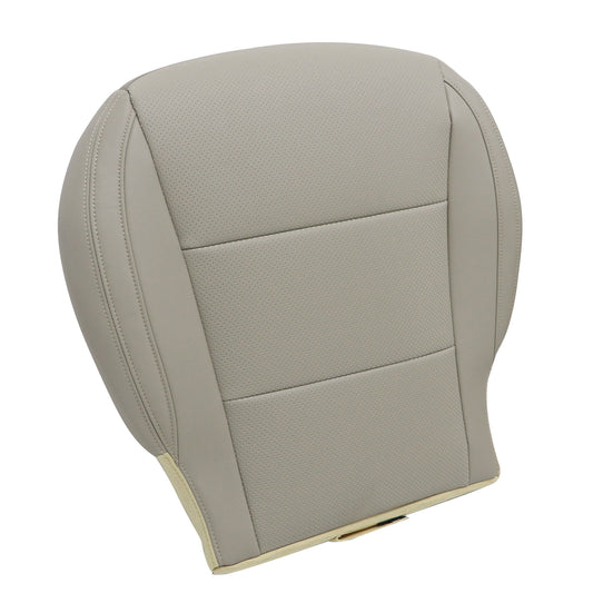 2012-2019 Fits Hyundai Santa Fe Driver Bottom Perforated Leather Seat Cover Gray