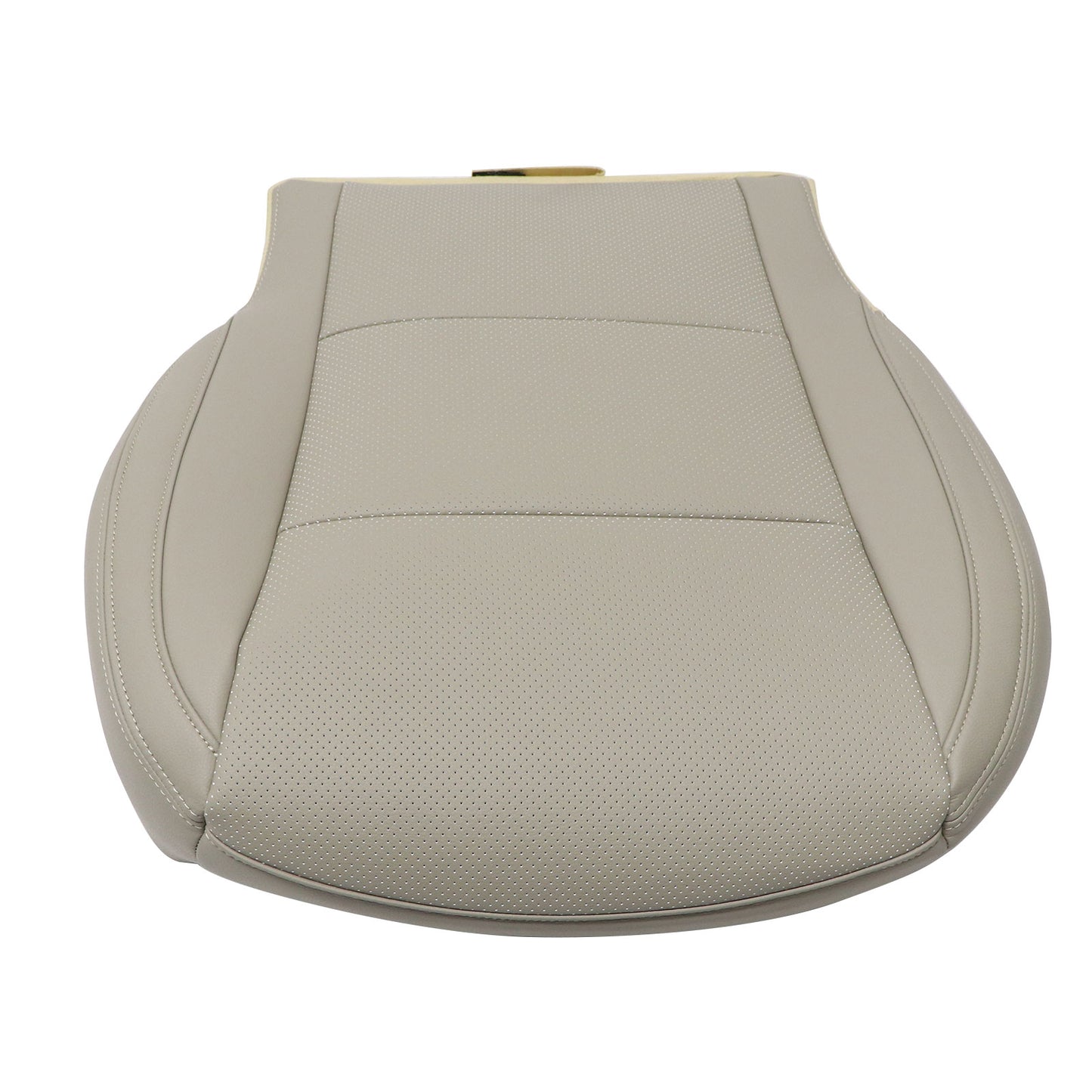 2012-2019 Fits Hyundai Santa Fe Driver Bottom Perforated Leather Seat Cover Gray
