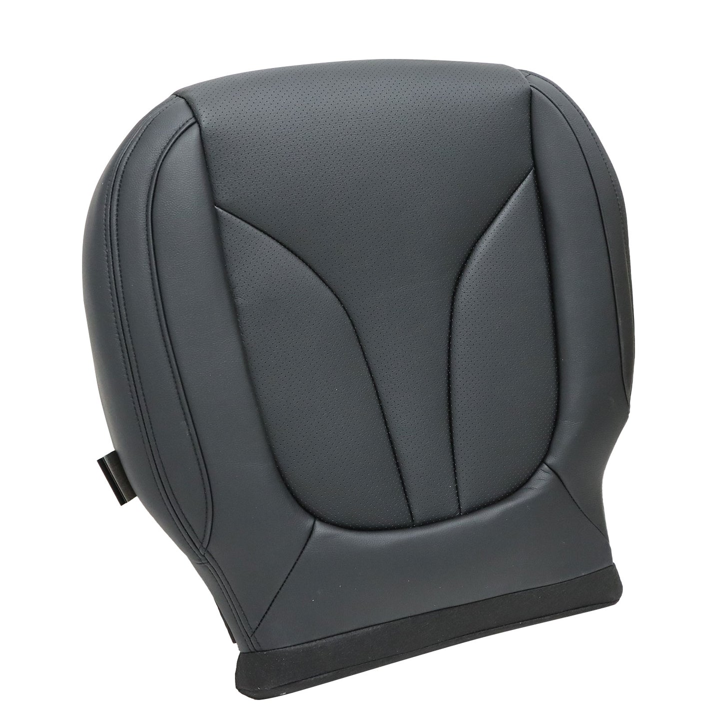 Replacement Fits 2016-2018 Lincoln MKX Driver Bottom Perforated Black Seat Cover