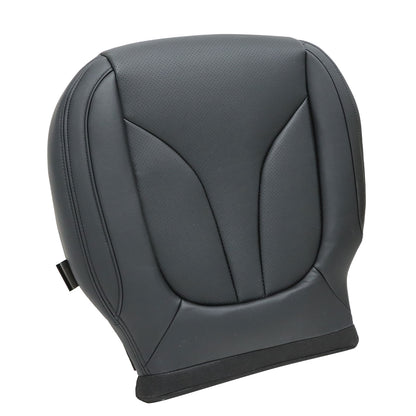 Replacement Fits 2016-2018 Lincoln MKX Driver Bottom Perforated Black Seat Cover