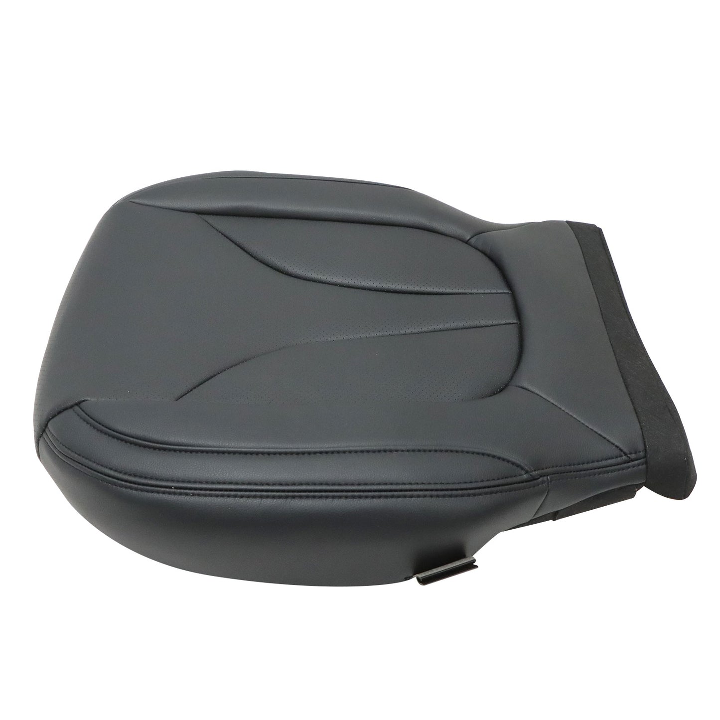 Replacement Fits 2016-2018 Lincoln MKX Driver Bottom Perforated Black Seat Cover
