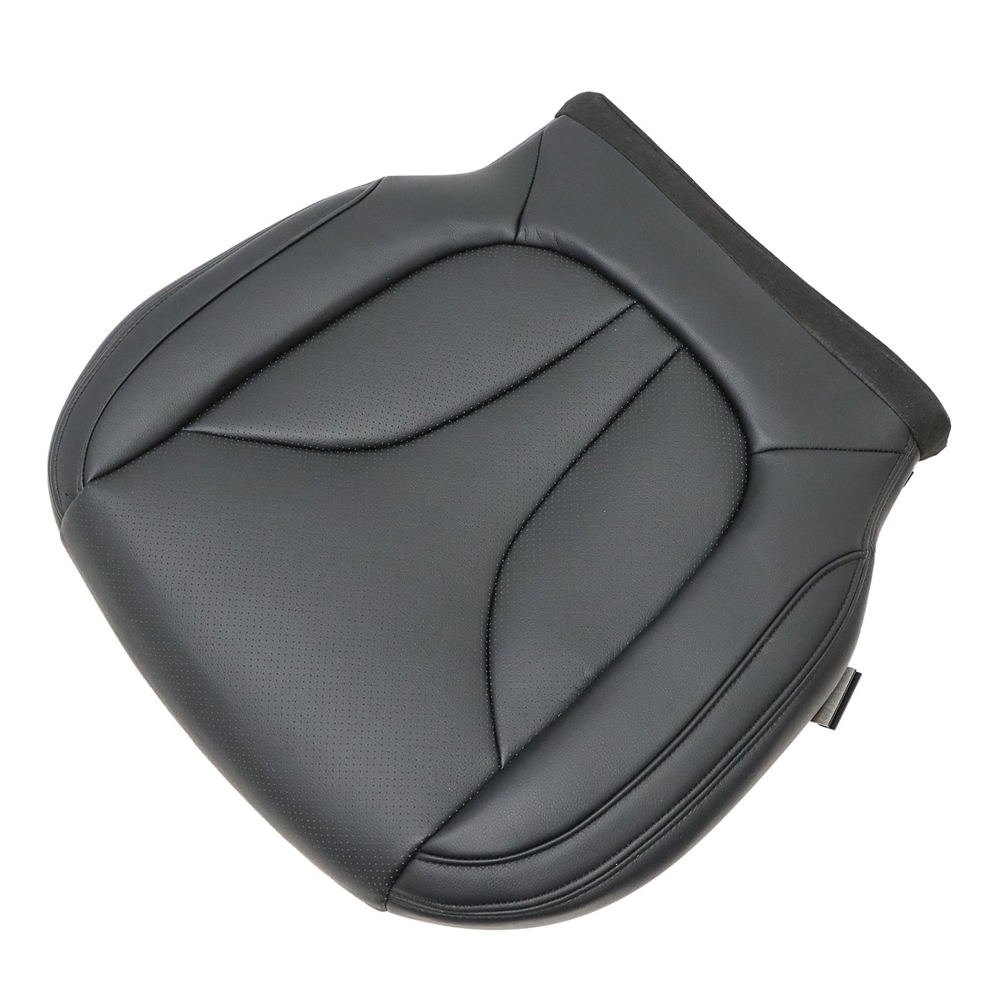 Replacement Fits 2016-2018 Lincoln MKX Driver Bottom Perforated Black Seat Cover
