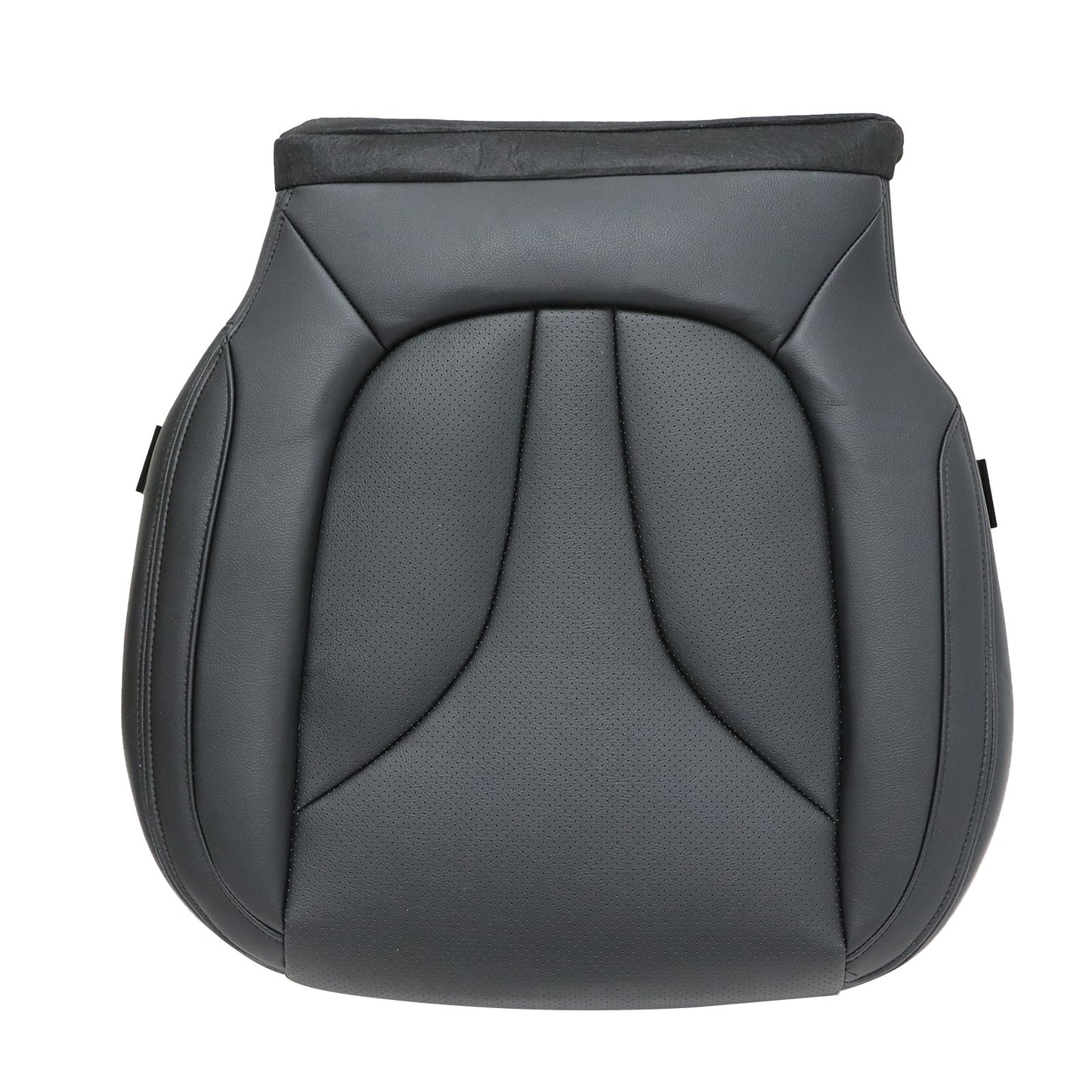 Replace For 2016-2018 Lincoln MKX Passenger Bottom Perforated Black Seat Cover