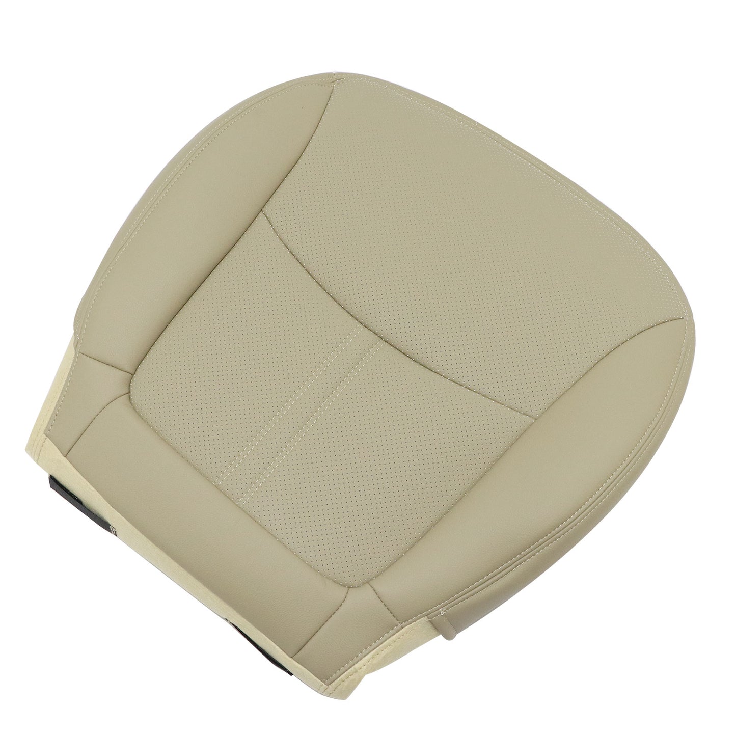 For 2011 2012 Kia Sorento Front Left Driver Bottom Perf Leather Seat Cover Beige