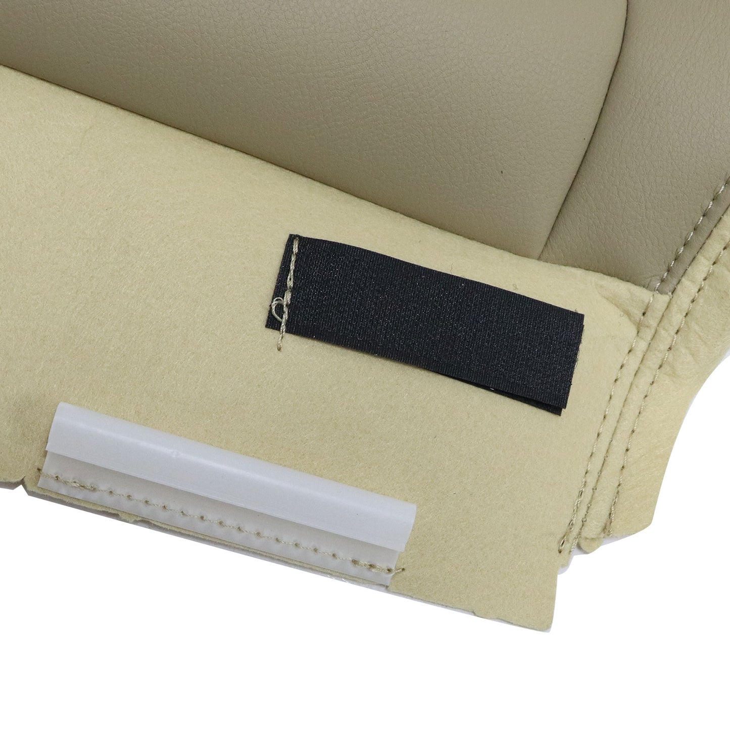 For 2011 2012 Kia Sorento Passenger Side Bottom Perf Leather Seat Cover Beige