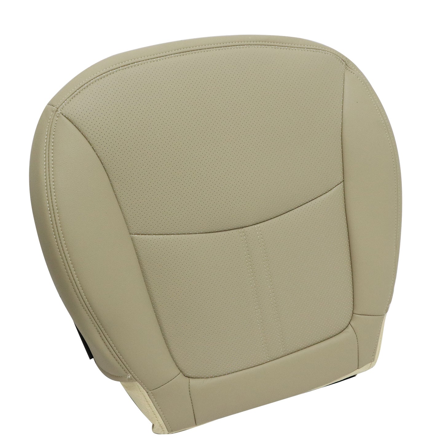 For 2011 2012 Kia Sorento Passenger Side Bottom Perf Leather Seat Cover Beige