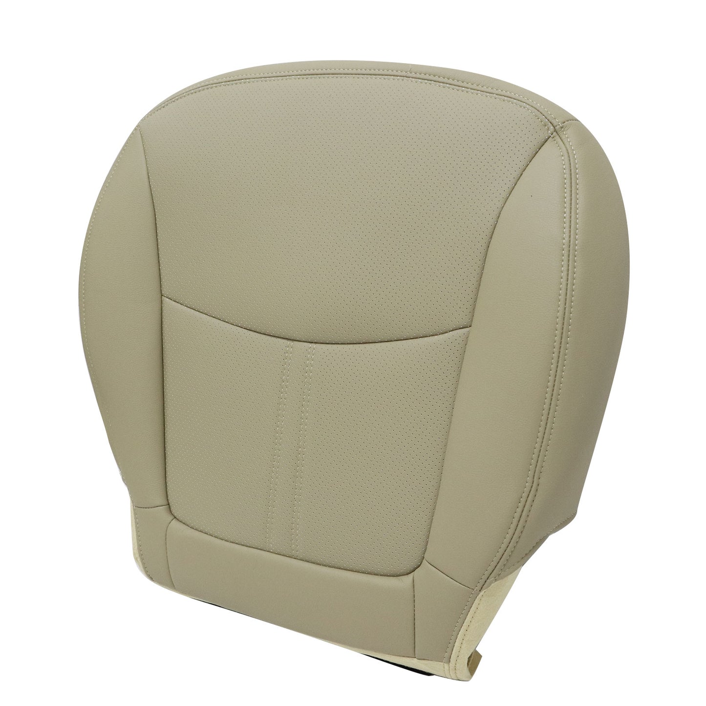 For 2011 2012 Kia Sorento Passenger Side Bottom Perf Leather Seat Cover Beige