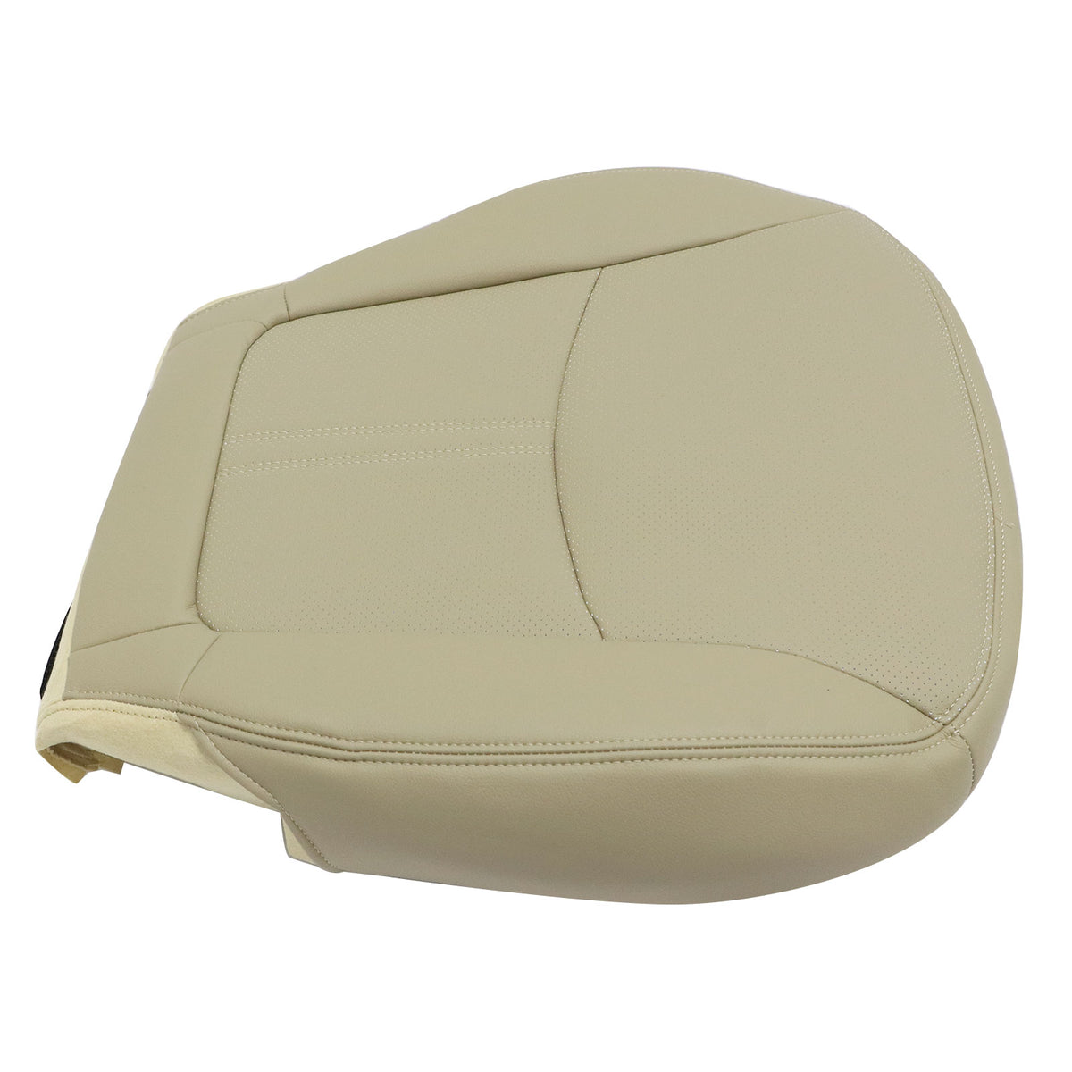 For 2011 2012 Kia Sorento Passenger Side Bottom Perf Leather Seat Cover Beige