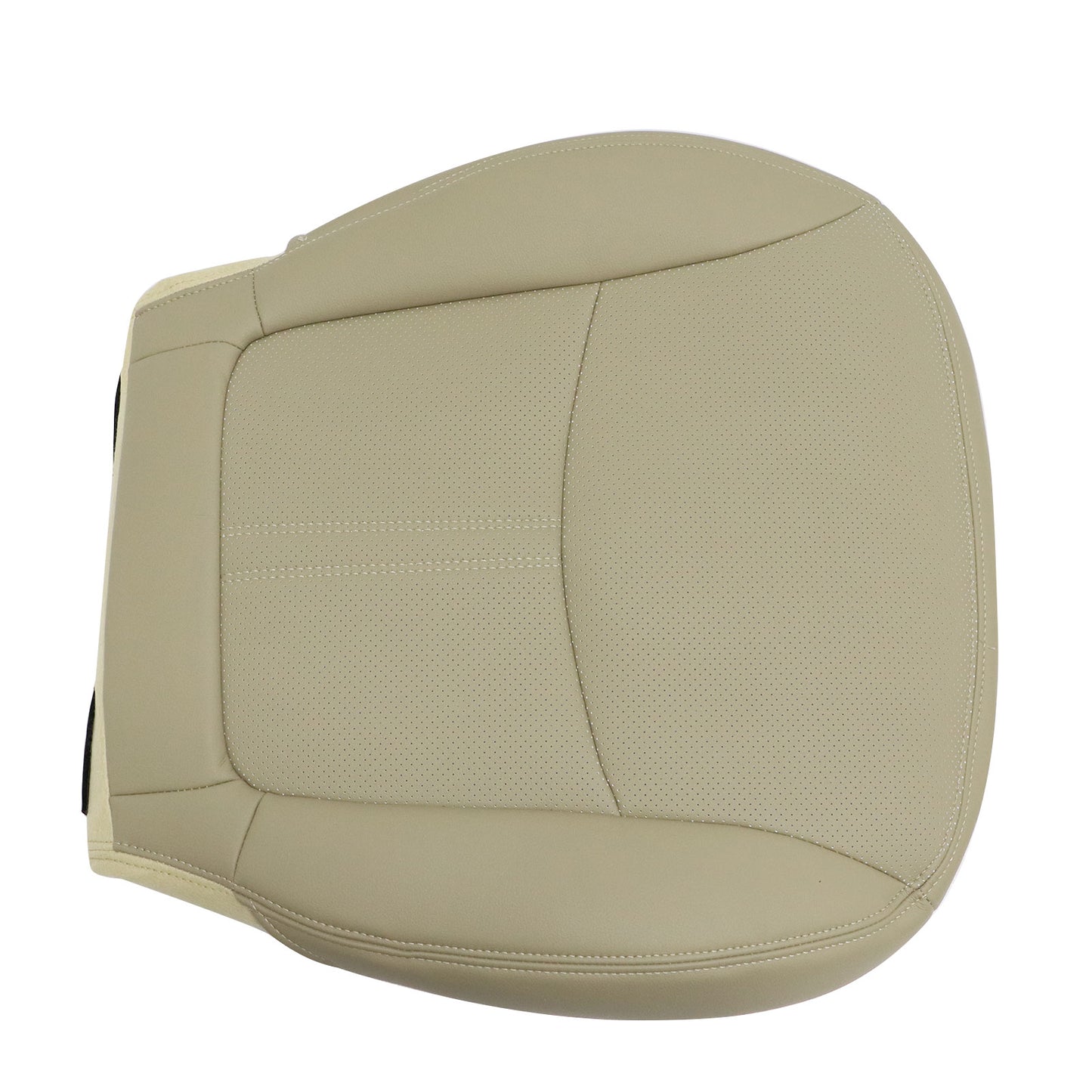 For 2011 2012 Kia Sorento Passenger Side Bottom Perf Leather Seat Cover Beige