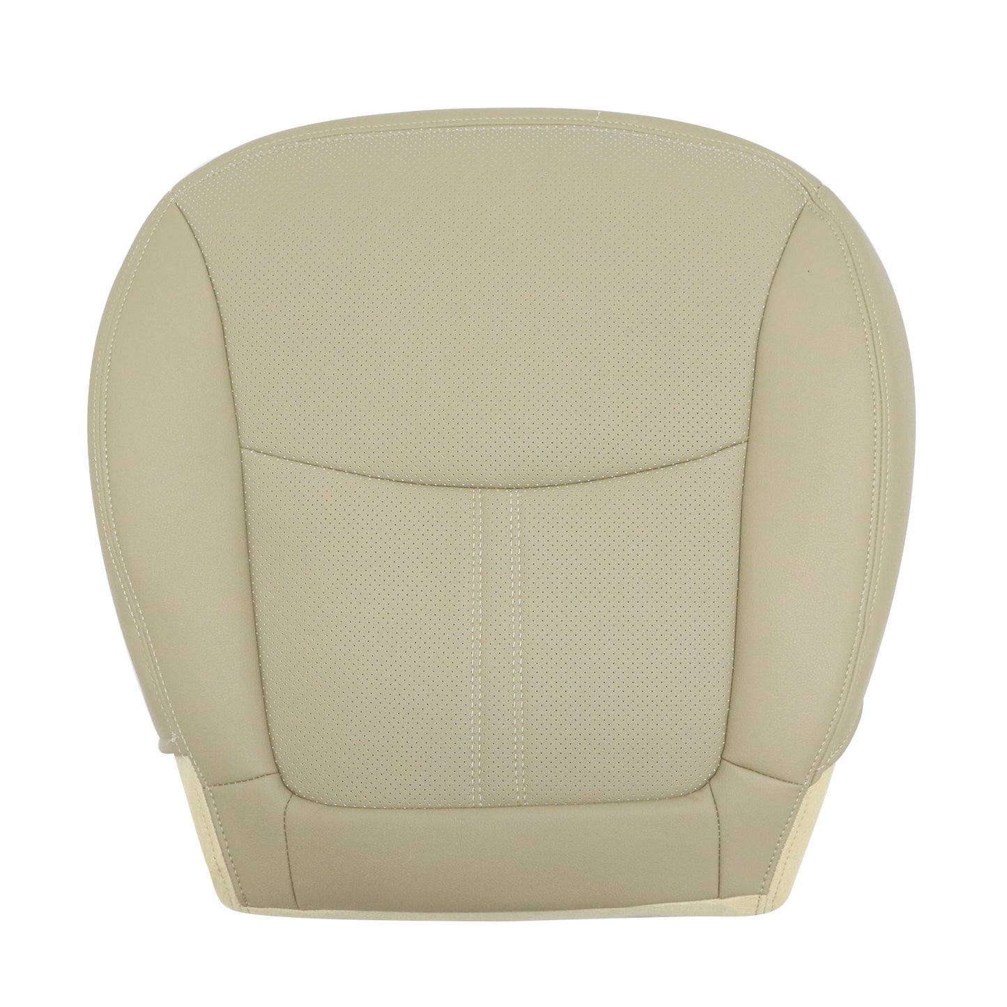For 2011 2012 Kia Sorento Passenger Side Bottom Perf Leather Seat Cover Beige