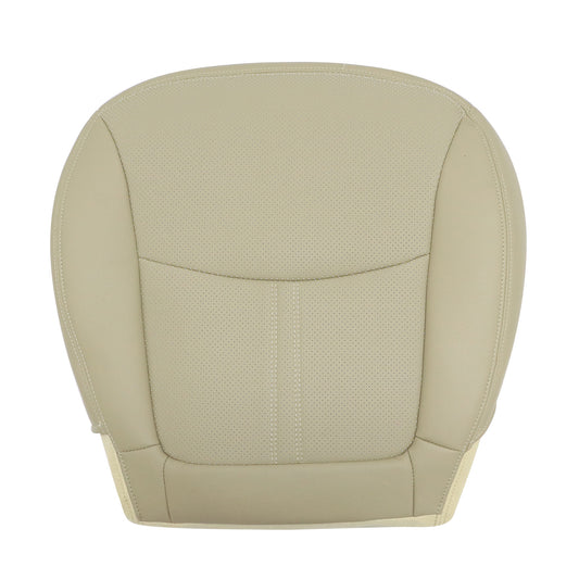 For 2011 2012 Kia Sorento Passenger Side Bottom Perf Leather Seat Cover Beige