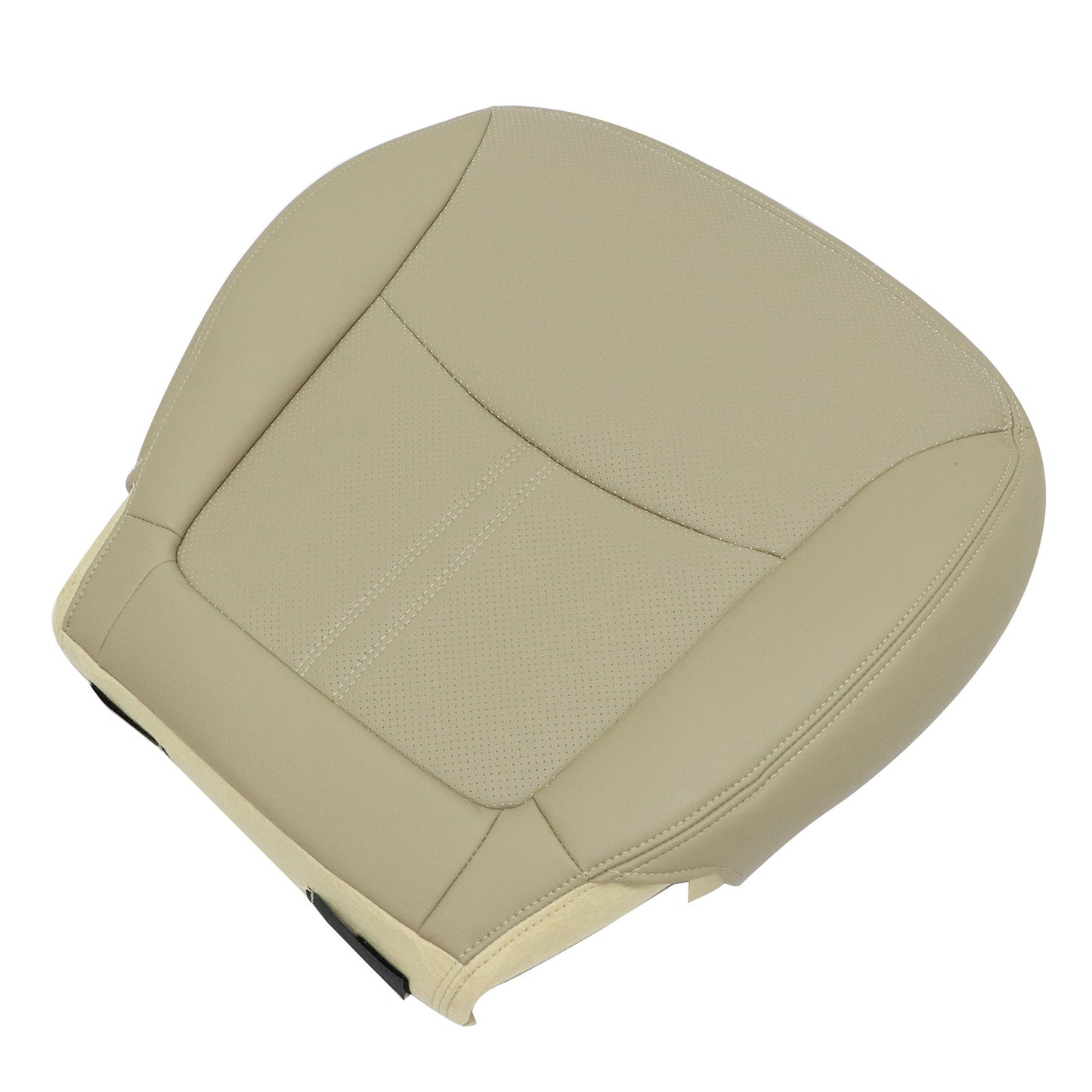 For 2011 2012 Kia Sorento Passenger Side Bottom Perf Leather Seat Cover Beige
