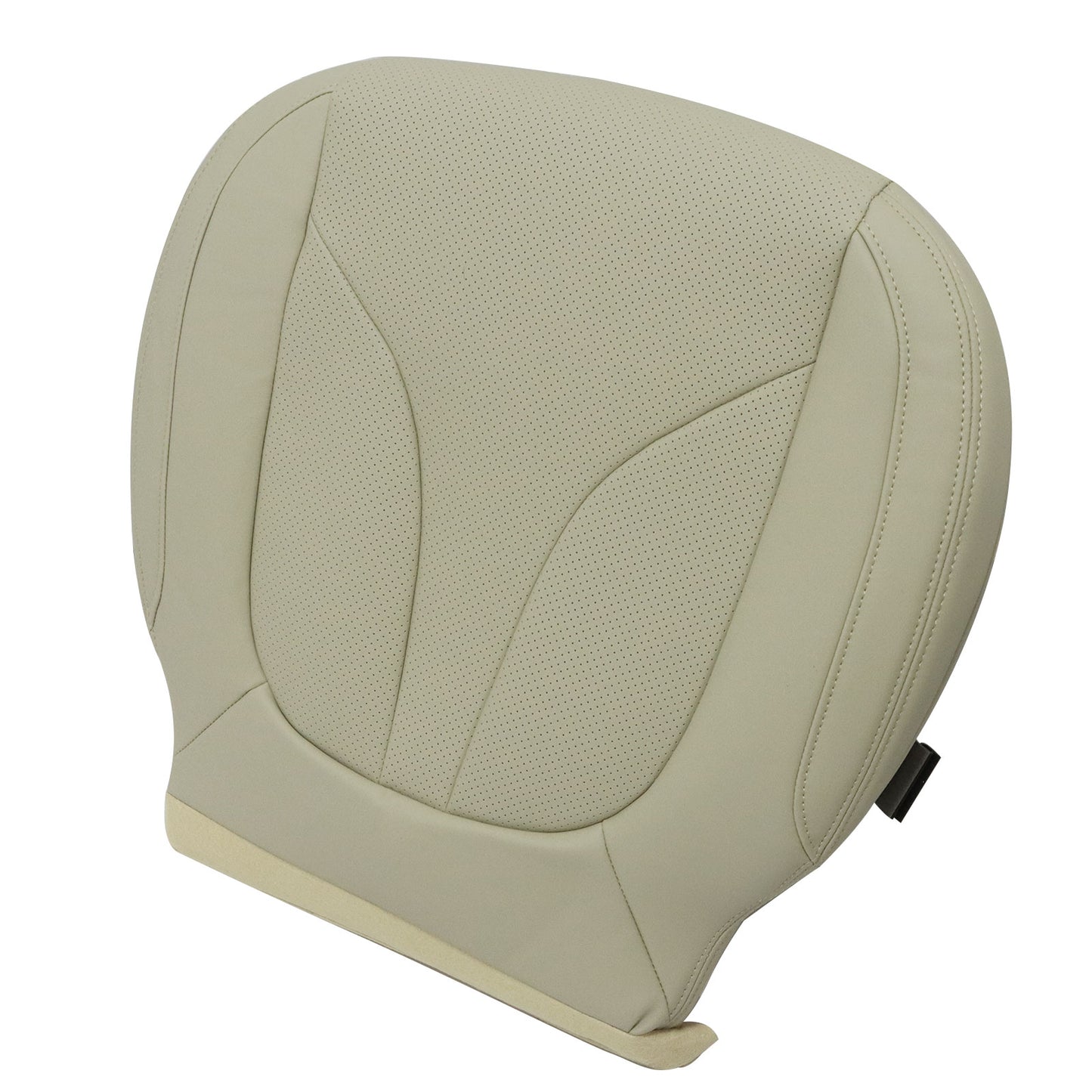 Replacement Fits 2016 - 2018 Lincoln MKX Driver Bottom Perforated Tan Seat Cover