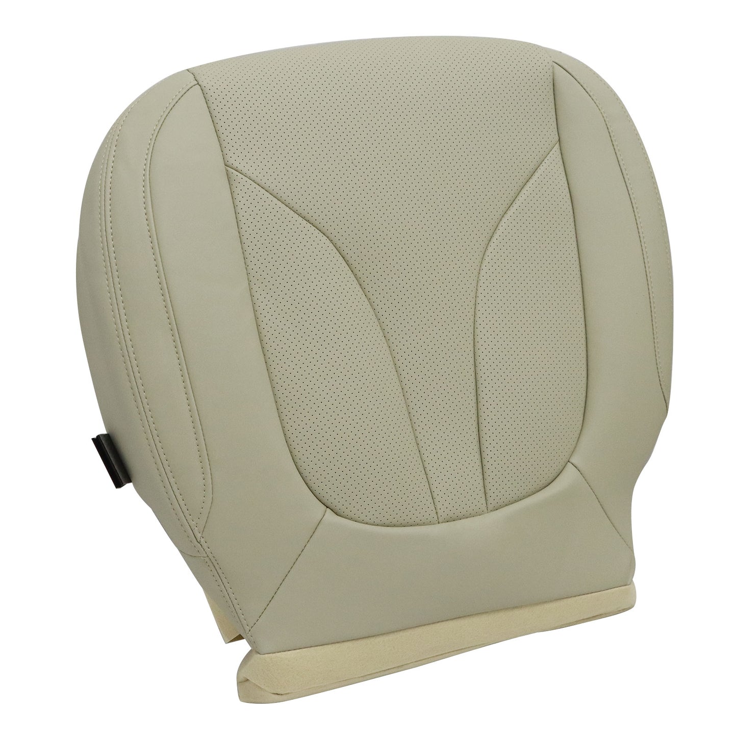 Replacement Fits 2016 - 2018 Lincoln MKX Driver Bottom Perforated Tan Seat Cover
