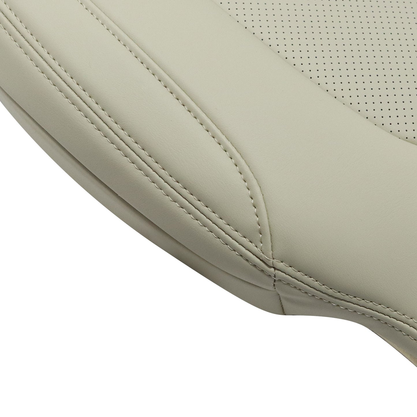 Replacement For 2016-2018 Lincoln MKX Passenger Bottom Perforated Tan Seat Cover