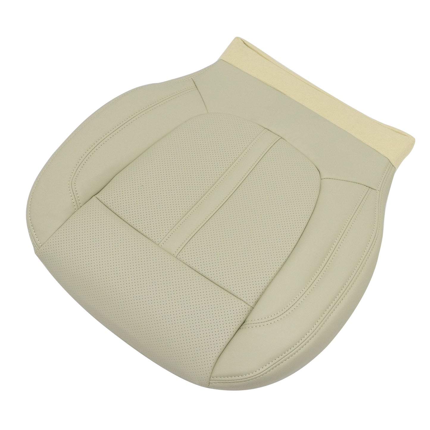 2017 2018 2019 2020 For Lincoln MKZ Driver Bottom Perforated Leather Cover Tan