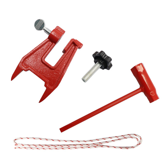For Oregon 26368A Chainsaw Stump Vise Filing Vise Upgraded Big Knob Stump Vise