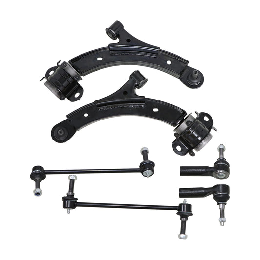 Front Lower Control Arms Sway Bars Tie Rods End Kit Fit 2010 -2014 Ford Mustang