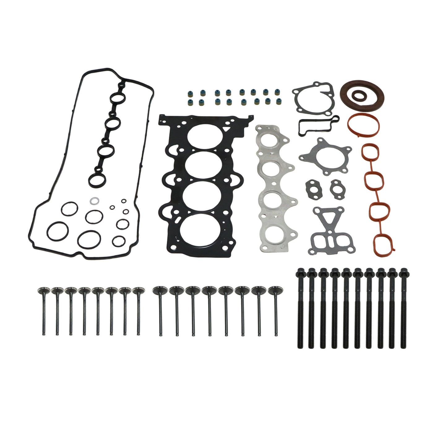 Fits Kia Seltos G4FJ 1.6L Turbo Head Gaskets Bolts Kit w/ Intake Exhaust Valve