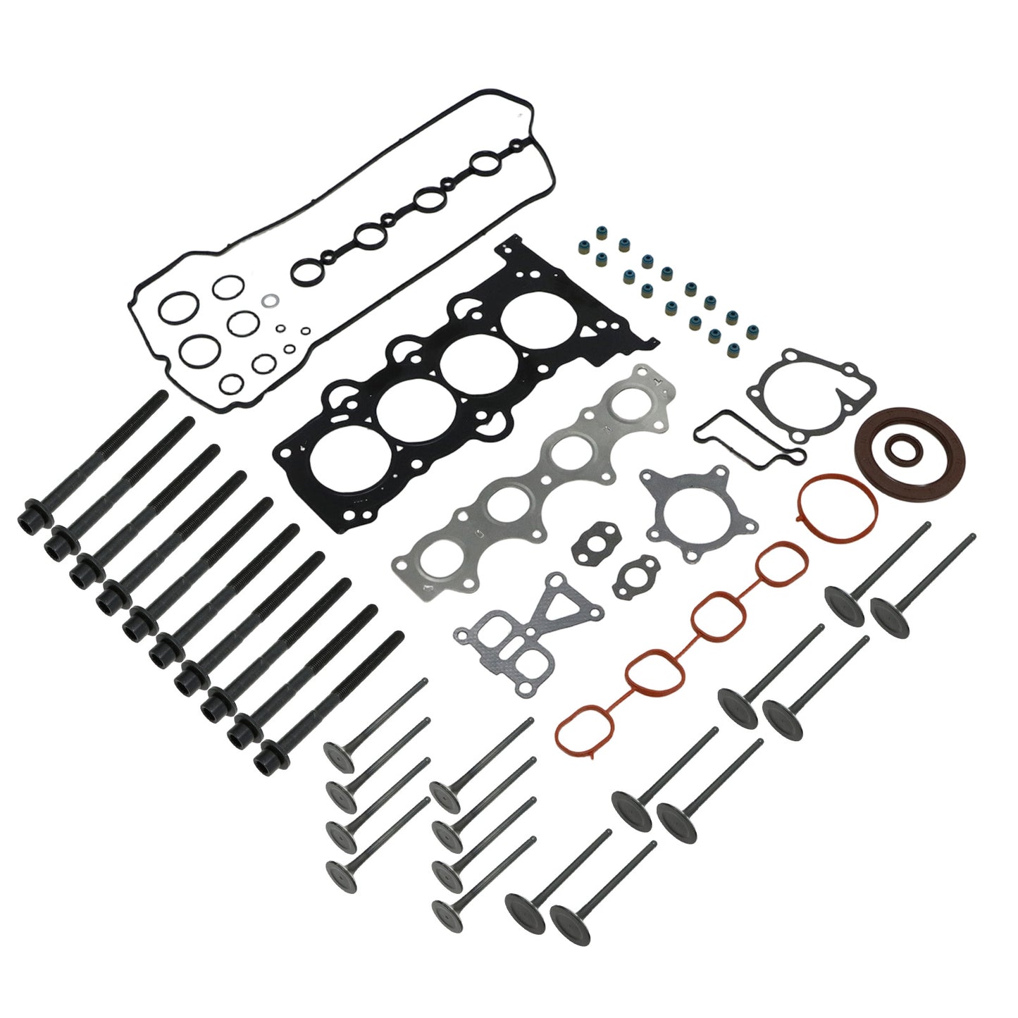 Fits Kia Seltos G4FJ 1.6L Turbo Head Gaskets Bolts Kit w/ Intake Exhaust Valve
