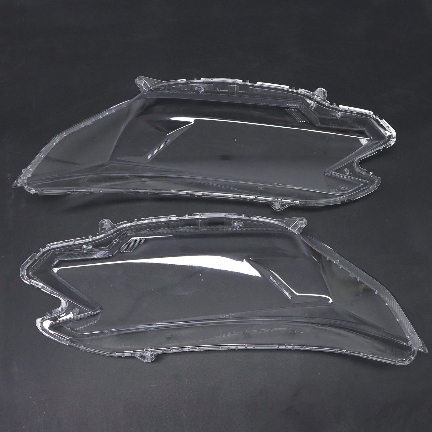 Pair For Honda CR-V 2015-2016 Headlight Headlamp Clear Lens Cover Shell +Sealant