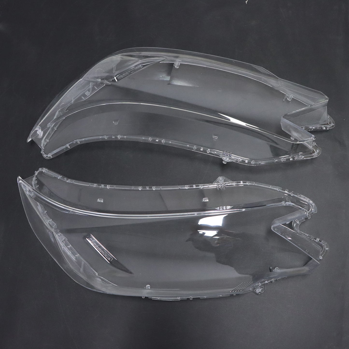 Pair For Honda CR-V 2015-2016 Headlight Headlamp Clear Lens Cover Shell +Sealant